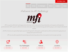 Tablet Screenshot of mfiradiology.com.au
